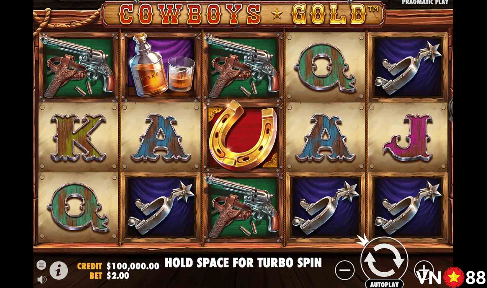 Đa dạng nhiều tính năng đặc biệt trong tựa game Cowboys Gold