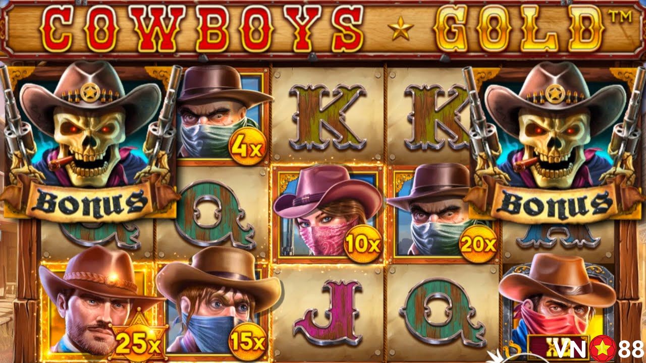 Cách chơi tổng quát của game Cowboys Gold tại VN88